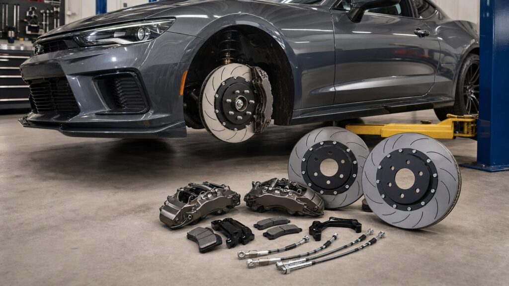track brake kits shopping setup for street power goals with practical vehicle-focused details