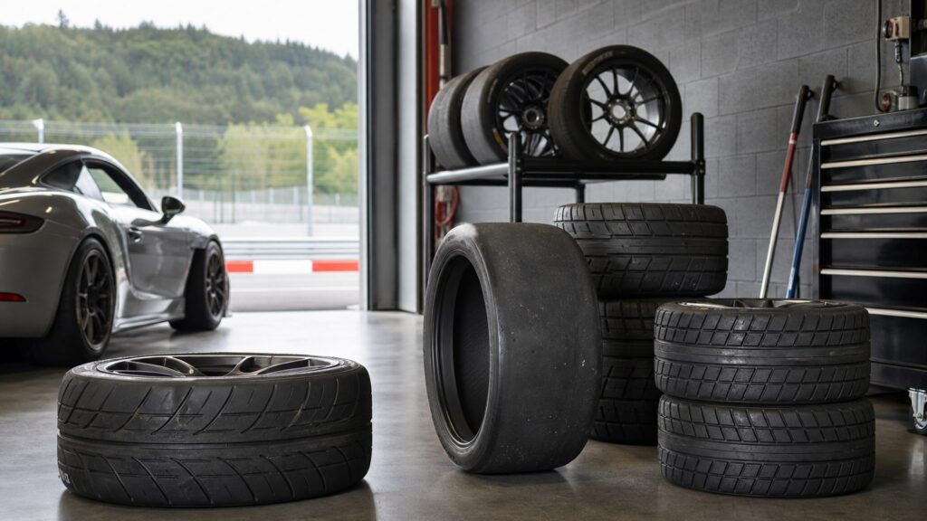 track tires shopping setup for overall selection with practical vehicle-focused details