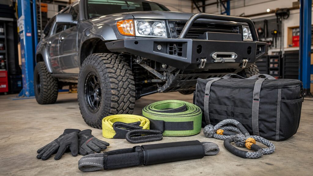 trail recovery kits shopping setup for jeep and truck builds with practical vehicle-focused details