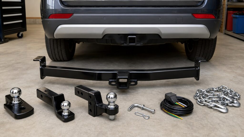 trailer hitches shopping setup for overall selection with practical vehicle-focused details