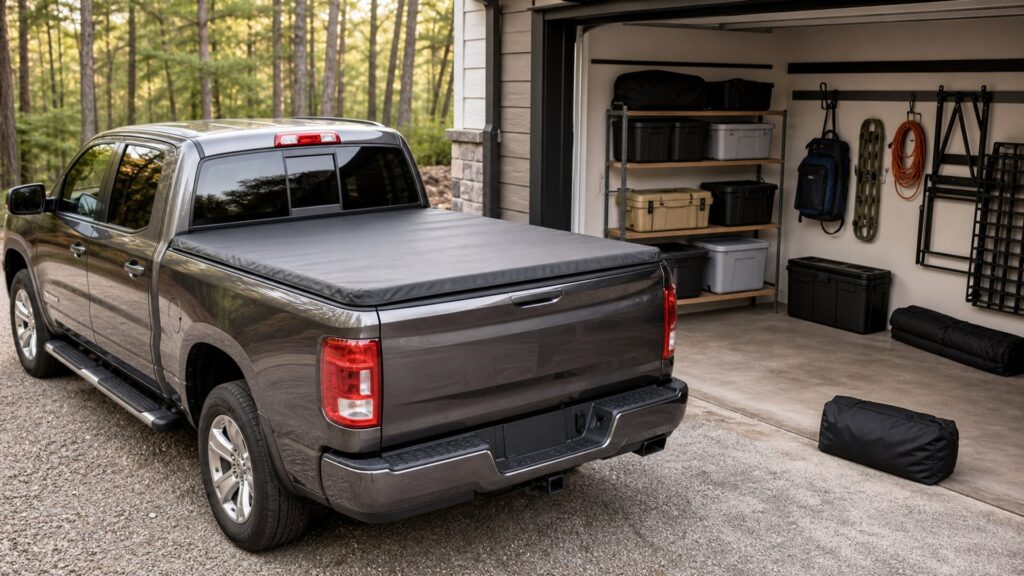 truck covers shopping setup for cargo and storage expansion with practical vehicle-focused details