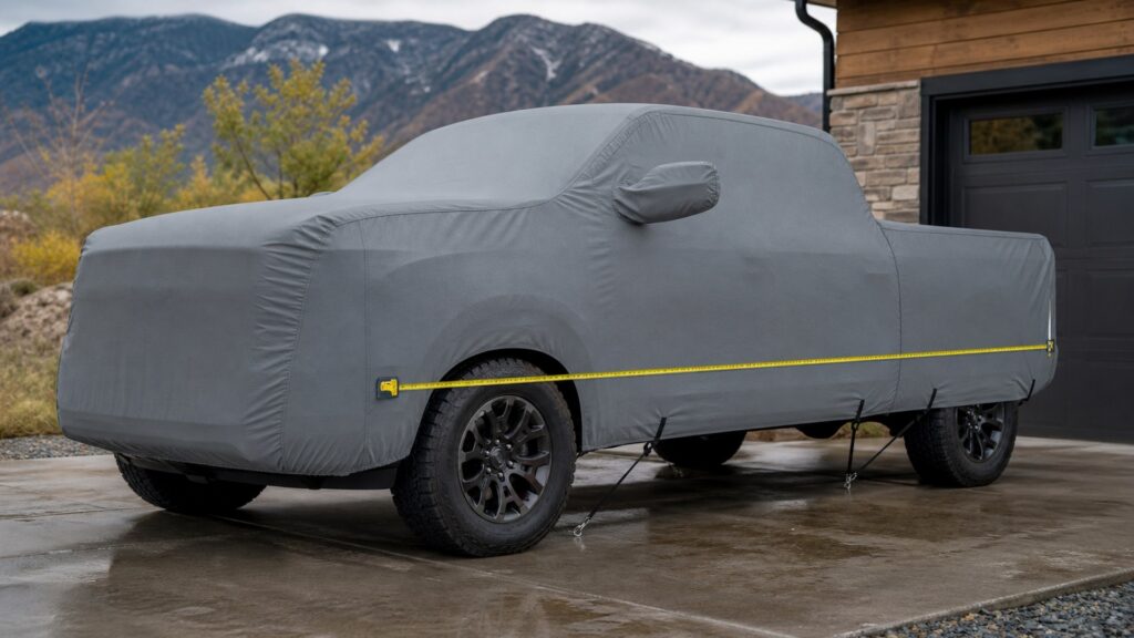 truck covers shopping setup for vehicle fitment and mounting with practical vehicle-focused details