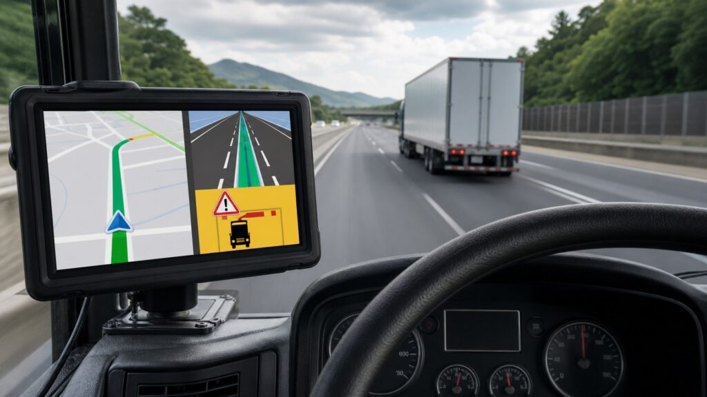 truck gps units shopping setup for driver assistance setups with practical vehicle-focused details