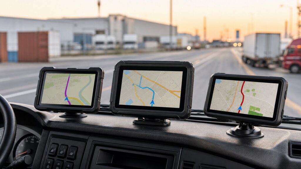 truck gps units shopping setup for overall selection with practical vehicle-focused details