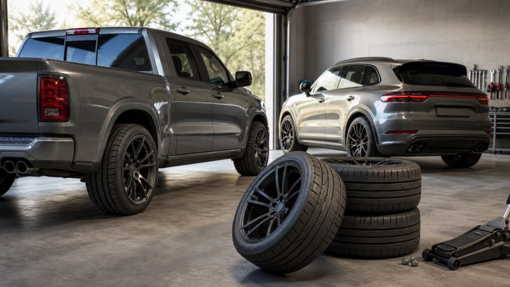 ultra high performance tires shopping setup for truck and suv setups with practical vehicle-focused details