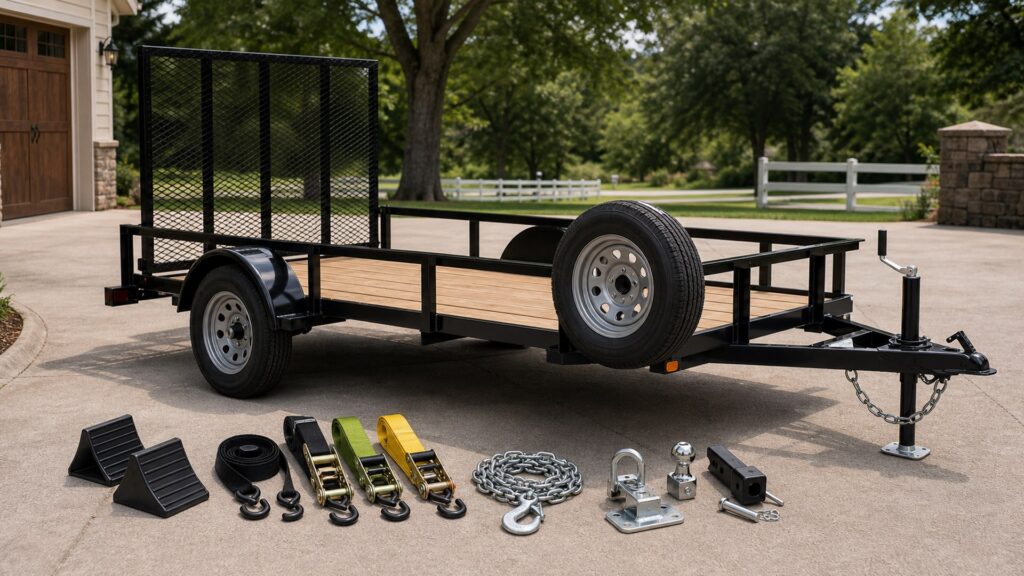 utility trailers shopping setup for overall selection with practical vehicle-focused details