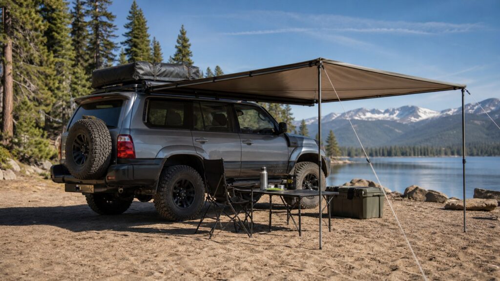 vehicle awnings shopping setup for overall selection with practical vehicle-focused details