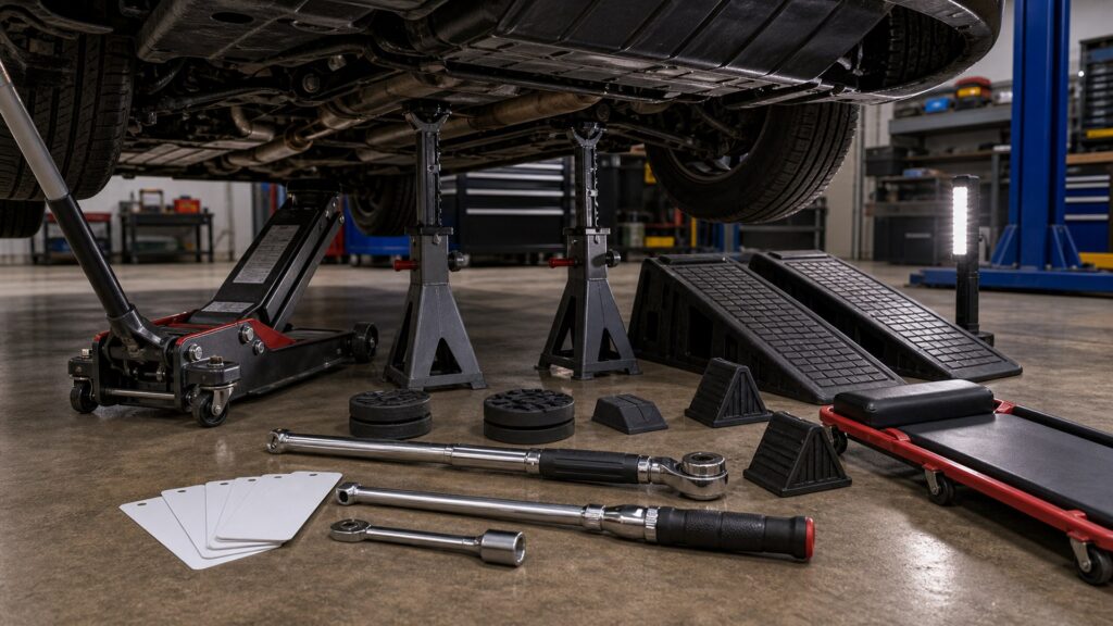 vehicle lifting equipment shopping setup for torque, clearance, and access with practical vehicle-focused details