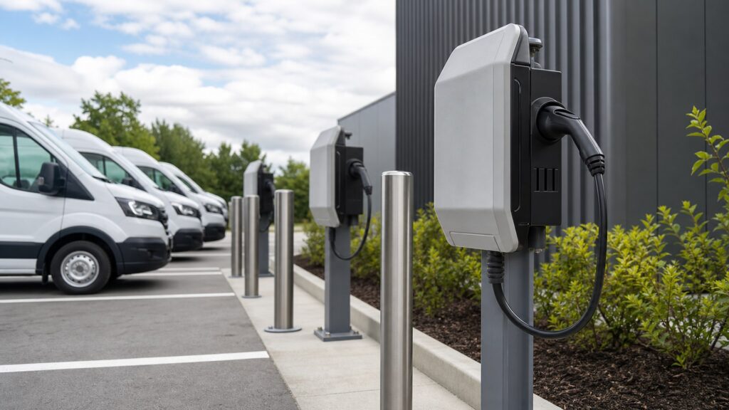 weatherproof ev chargers shopping setup for public and fleet charging with practical vehicle-focused details