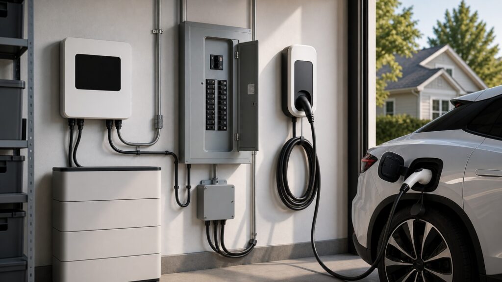 ev power management different from ev charging stations explainer hero image for Review Streets