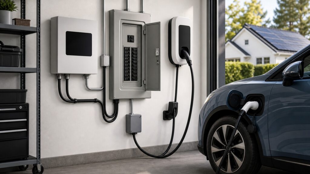 ev power management instead of ev charging safety explainer hero image for Review Streets