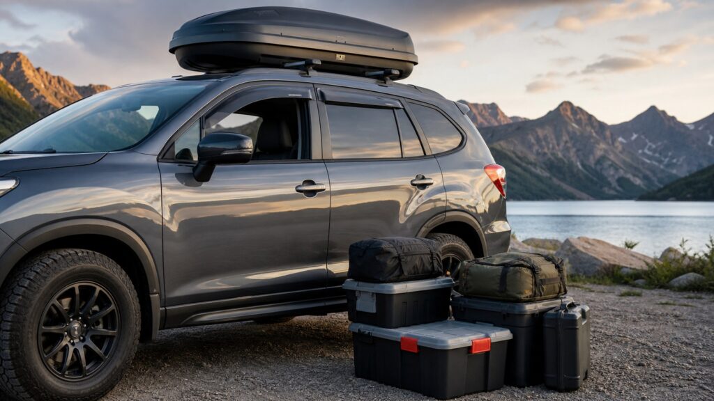 window deflectors shopping setup for cargo and storage expansion with practical vehicle-focused details