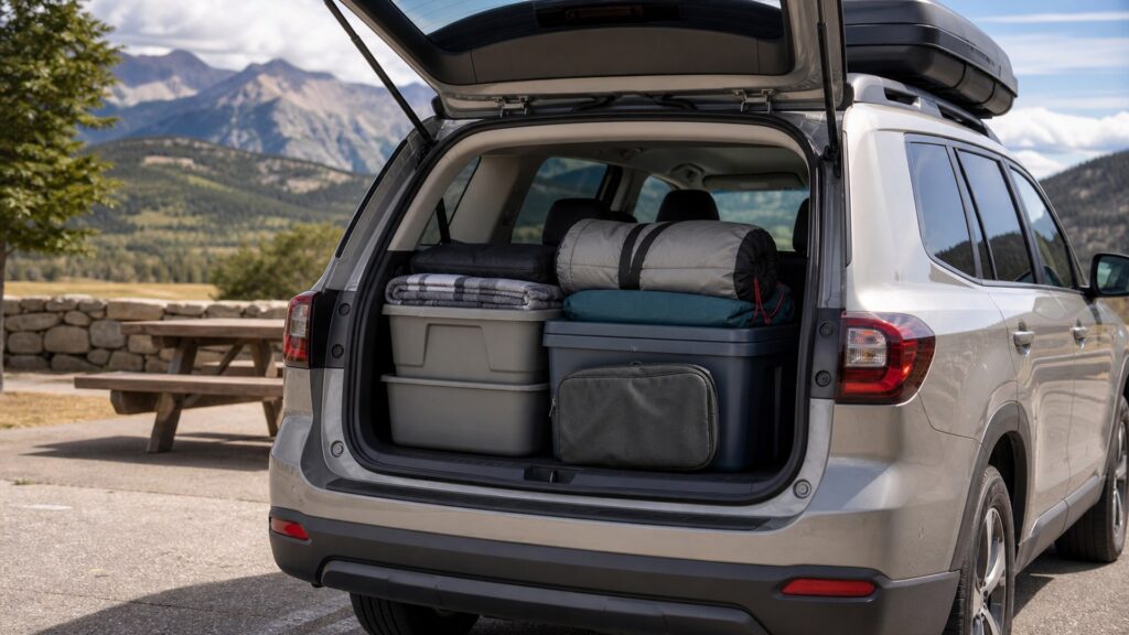windshield covers shopping setup for cargo and storage expansion with practical vehicle-focused details