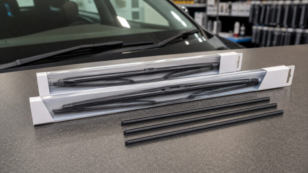 windshield wiper blades shopping setup for overall selection with practical vehicle-focused details