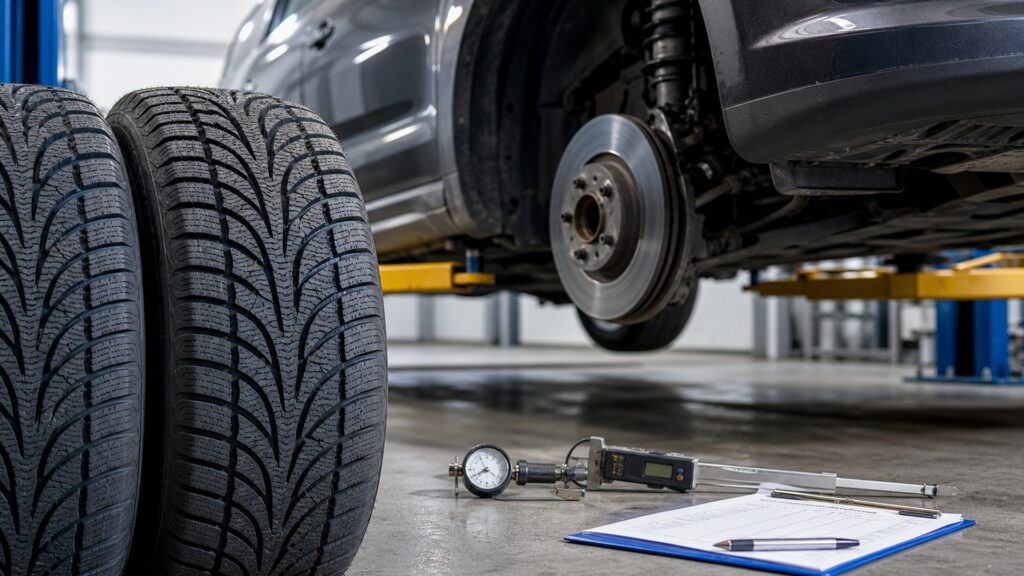 winter tires shopping setup for vehicle fitment and load ratings with practical vehicle-focused details