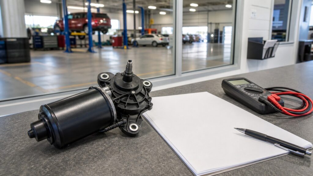 wiper motors shopping setup for repair shop estimate reviews with practical vehicle-focused details