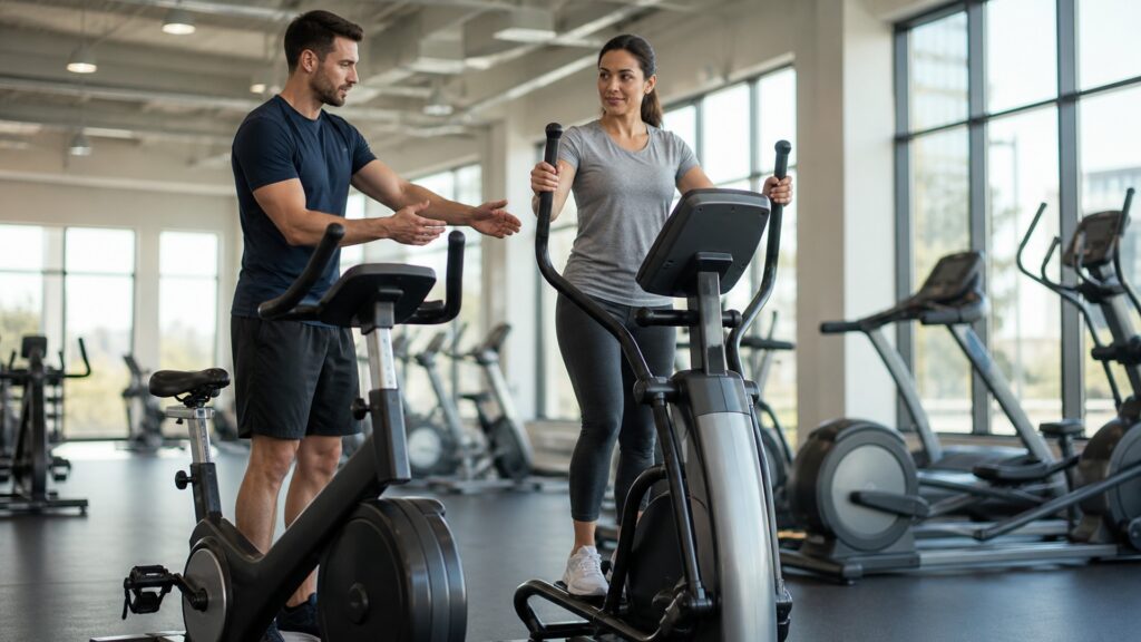 elliptical machines explainer hero image for Review Streets