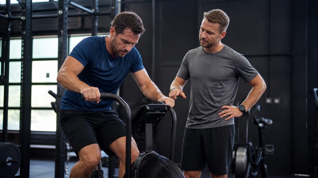 exercise bikes training function explainer hero image for Review Streets