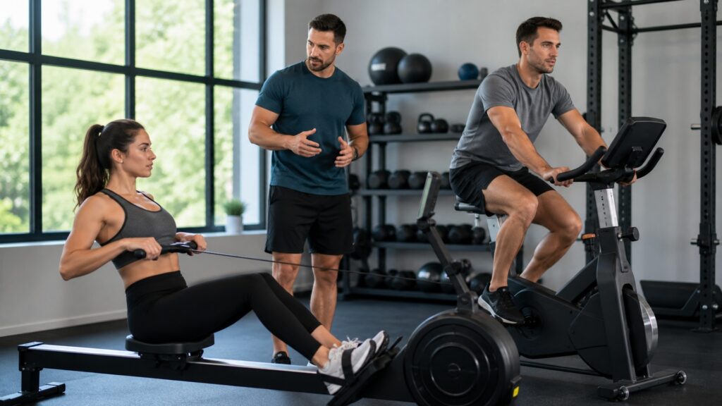 rowing machines explainer hero image for Review Streets