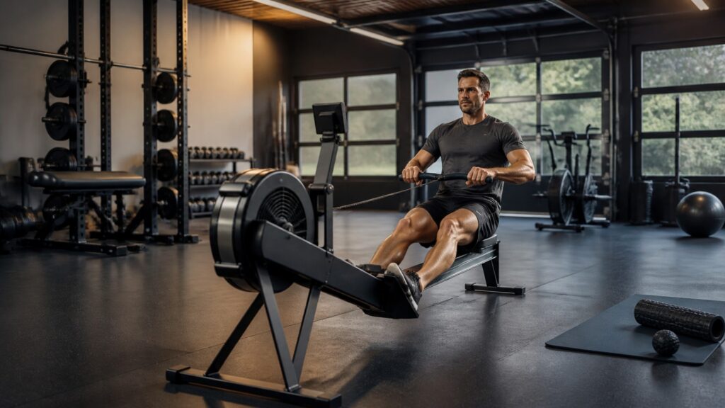 rowing machines workout role explainer hero image for Review Streets