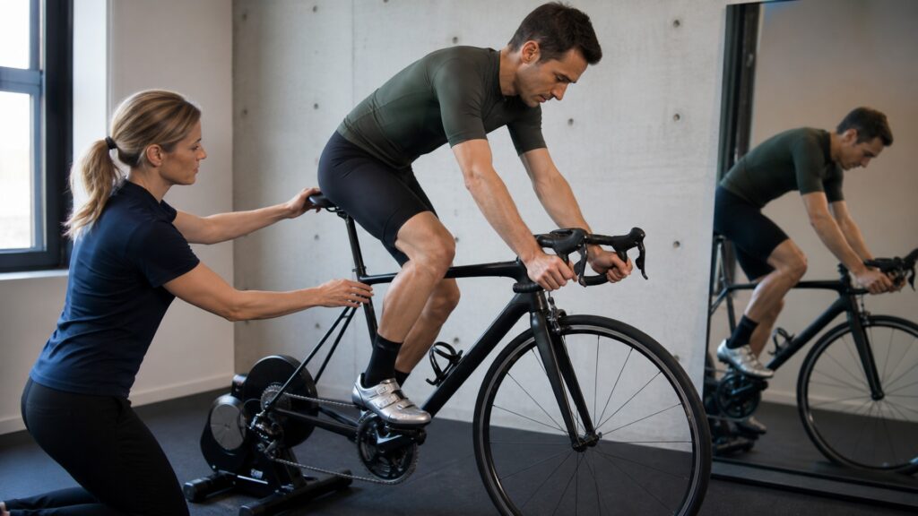 bike fit explainer hero image for Review Streets