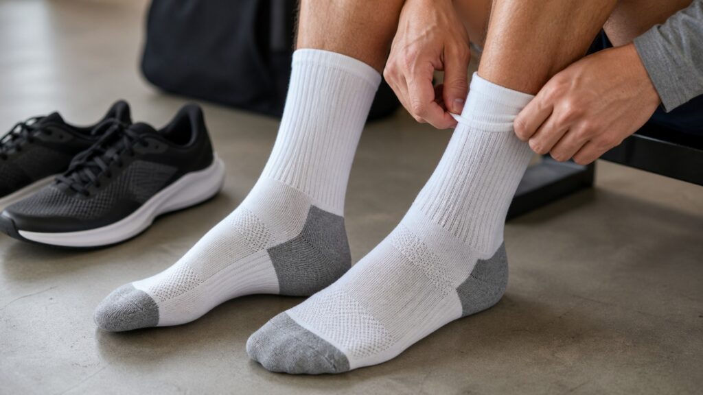 athletic socks explainer hero image for Review Streets