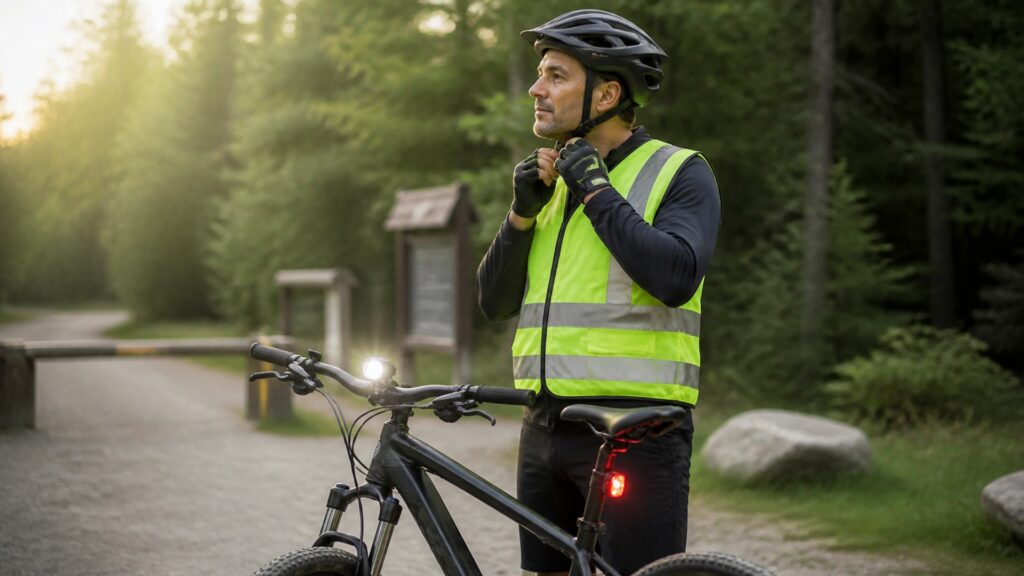 cycling safety gear explainer hero image for Review Streets
