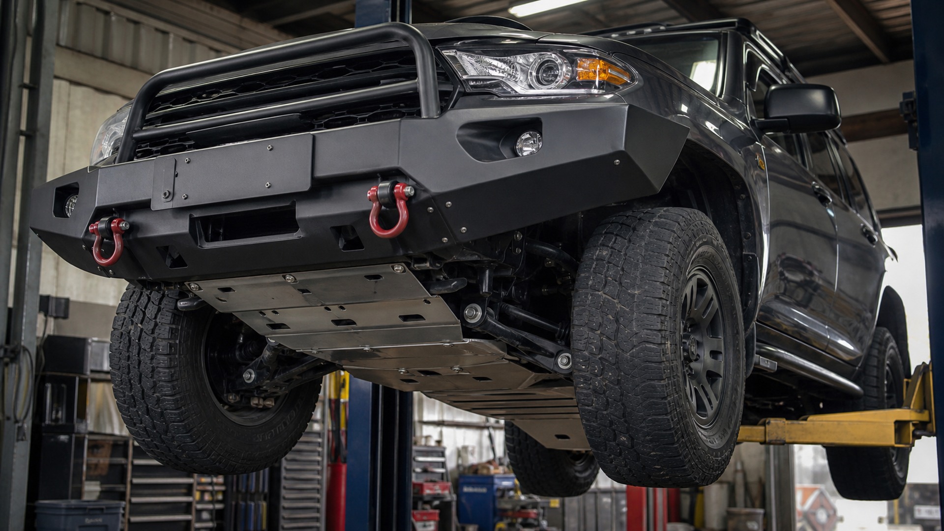 What Makes Skid Plates Different from Off-Road Bumpers