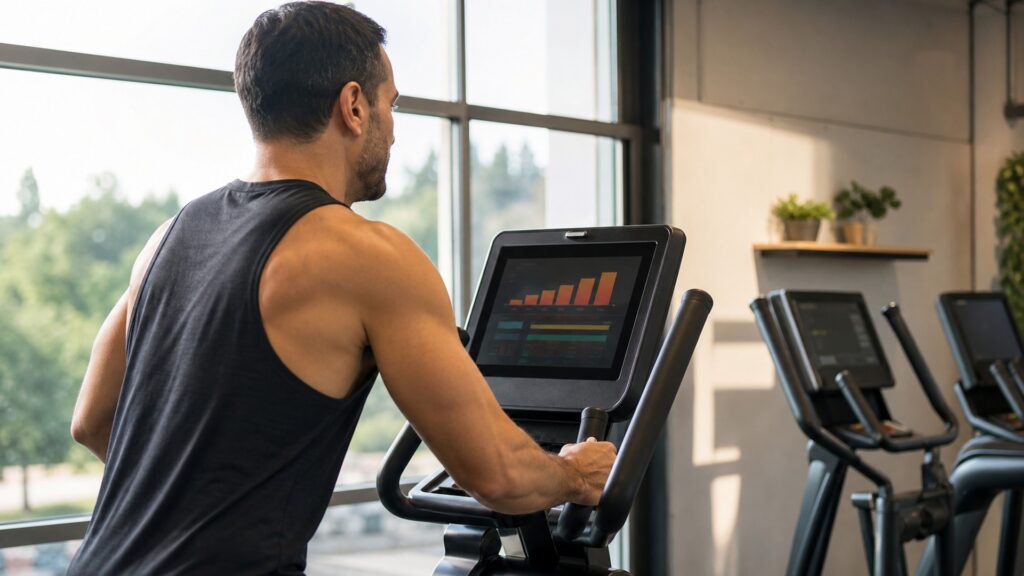 connected gym equipment training function explainer hero image for Review Streets