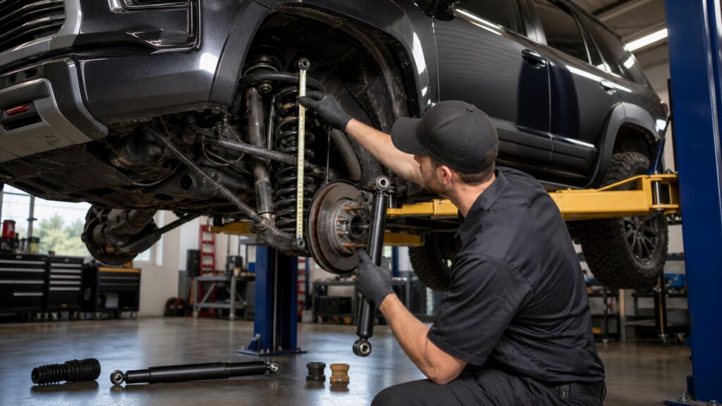 heavy duty shock absorbers explainer hero image for Review Streets