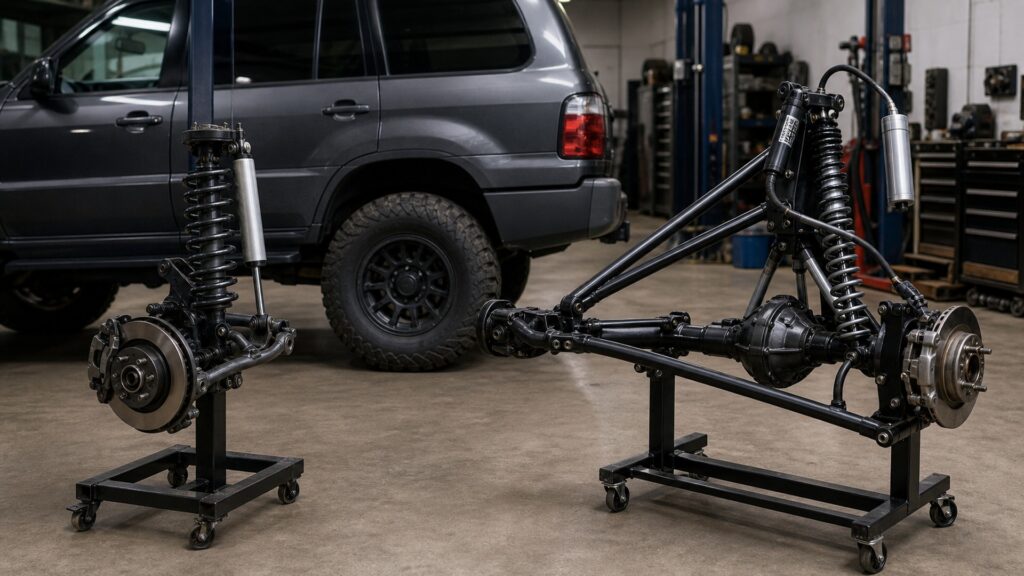 heavy duty shock absorbers explainer hero image for Review Streets