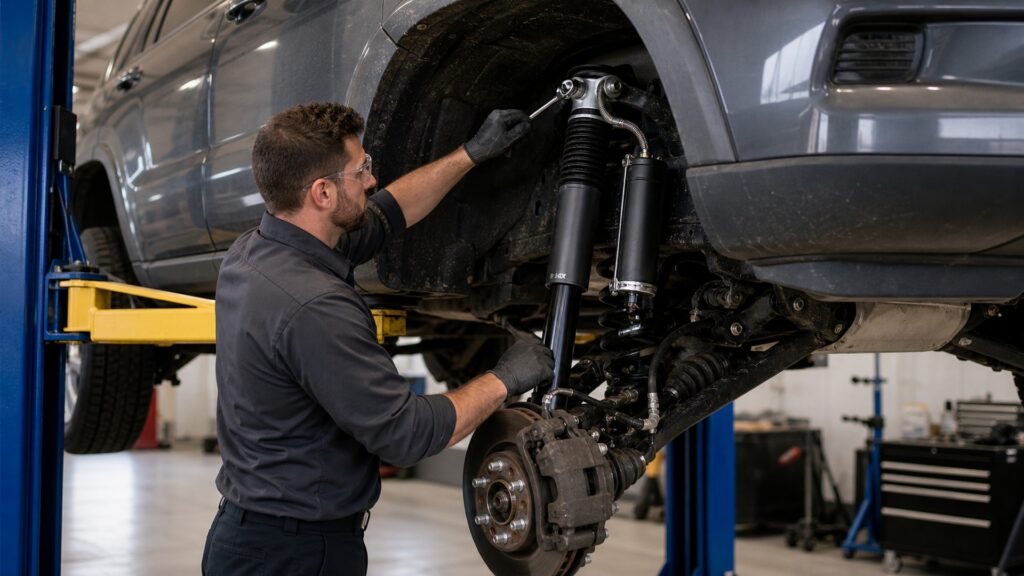 heavy duty shock absorbers explainer hero image for Review Streets