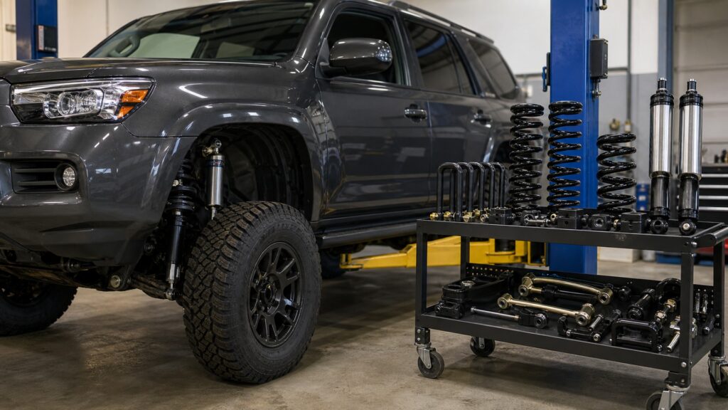 heavy duty shock absorbers explainer hero image for Review Streets