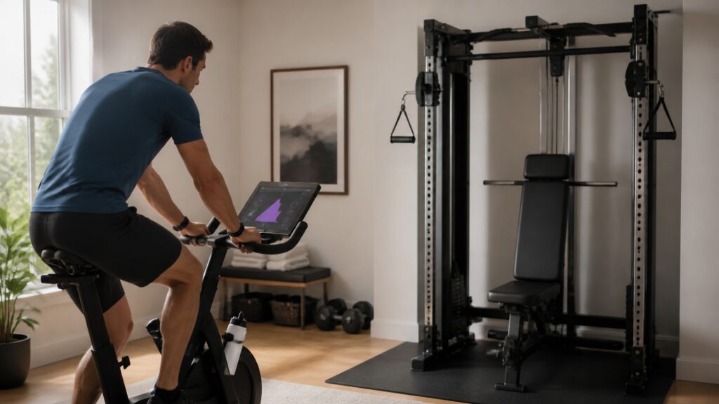 connected gym equipment explainer hero image for Review Streets