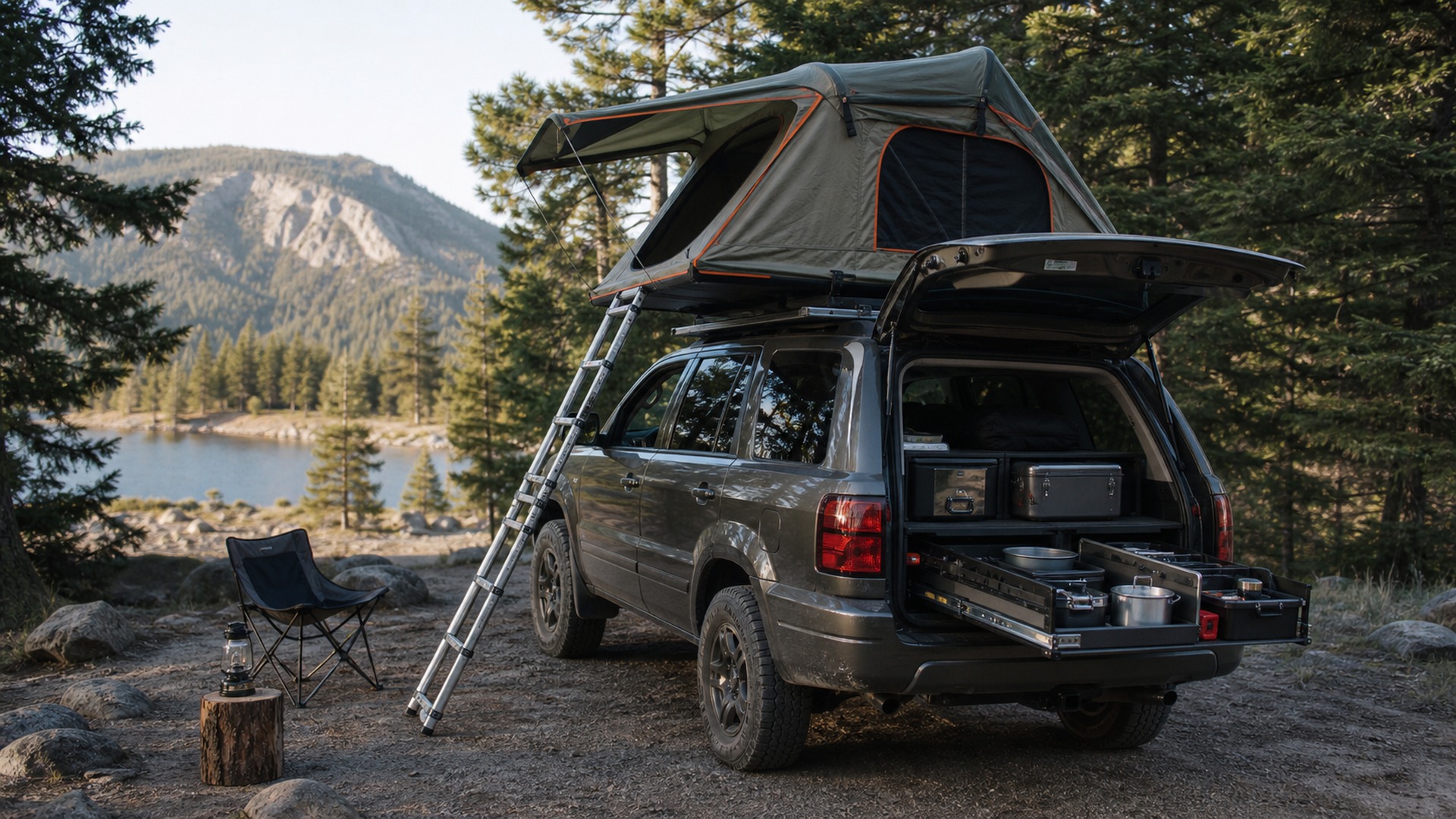 What Makes Roof Top Tents Different from Camping Drawer Systems