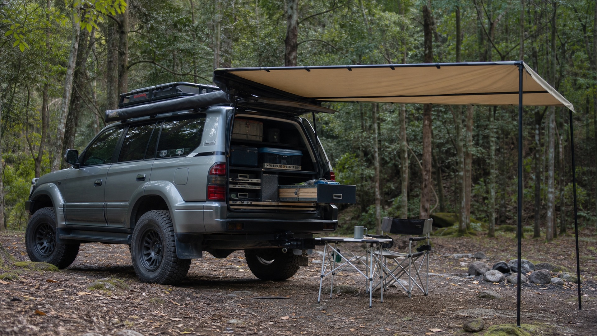 What Makes Vehicle Awnings Different from Camping Drawer Systems