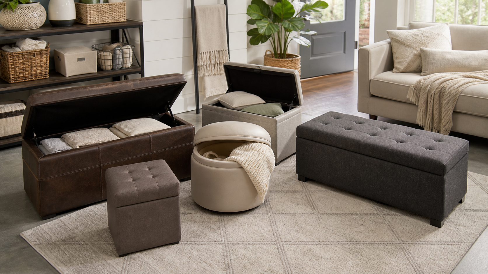 Storage Ottomans