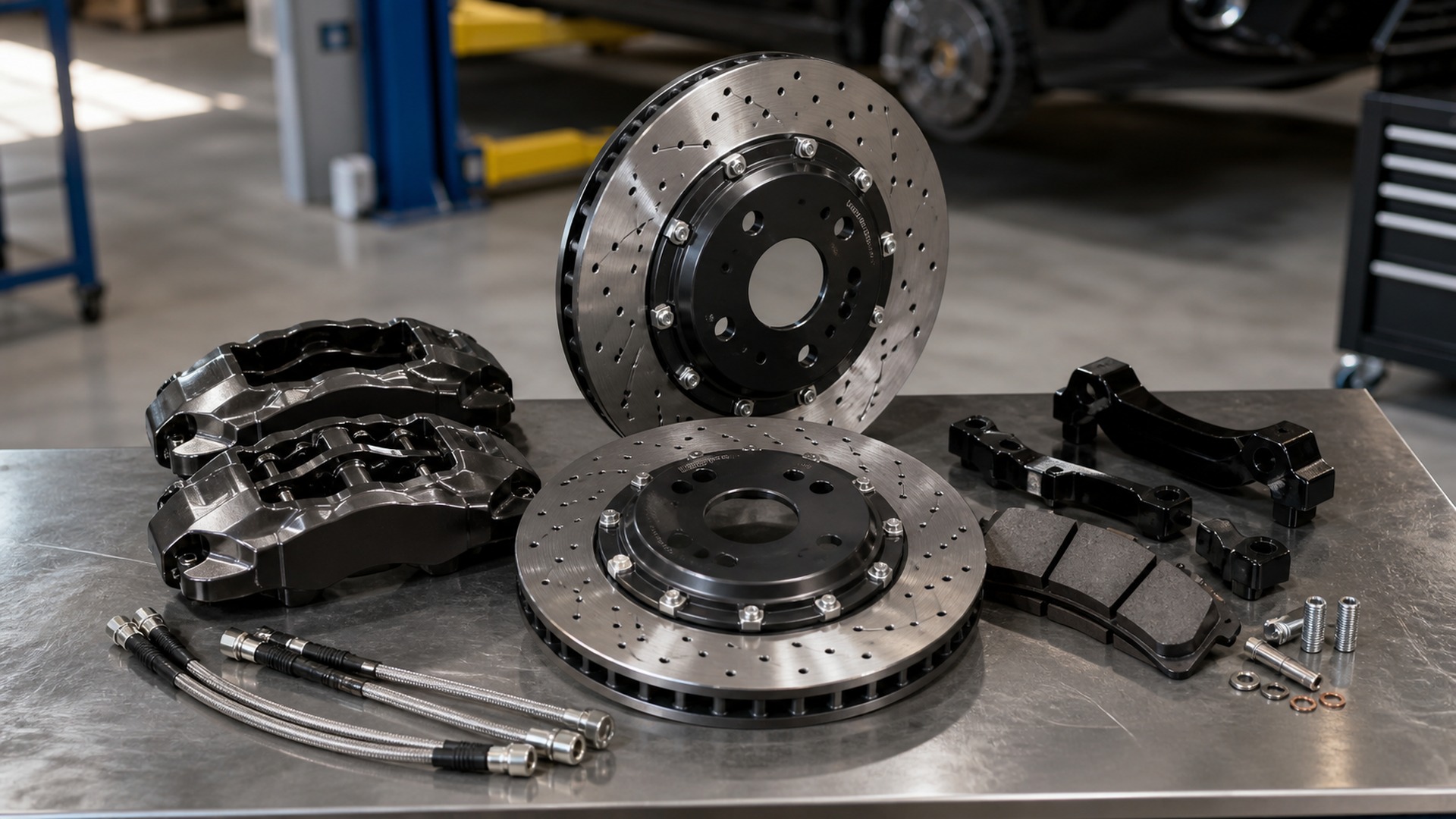 What Makes Big Brake Kits Different from Steel Brake Lines