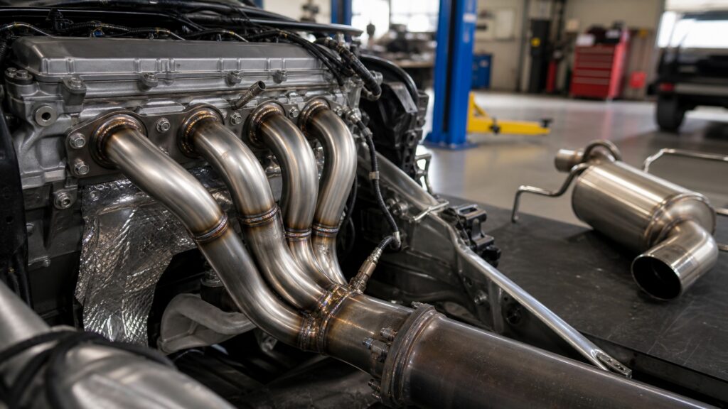 performance exhaust headers explainer hero image for Review Streets