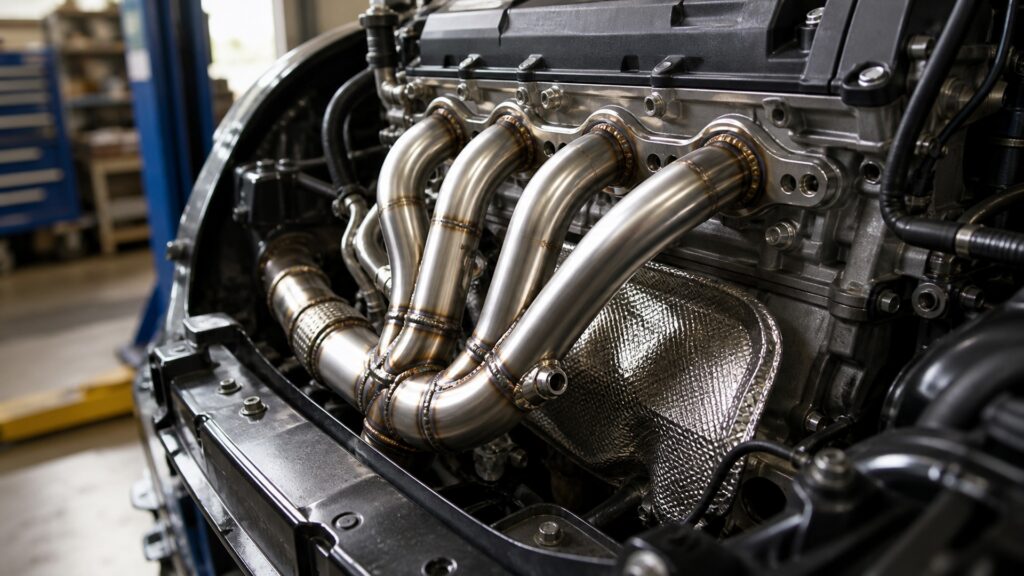 performance exhaust headers explainer hero image for Review Streets