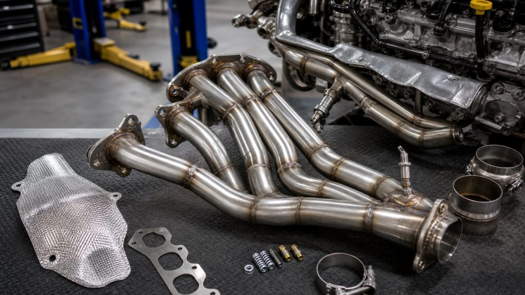 performance exhaust headers explainer hero image for Review Streets