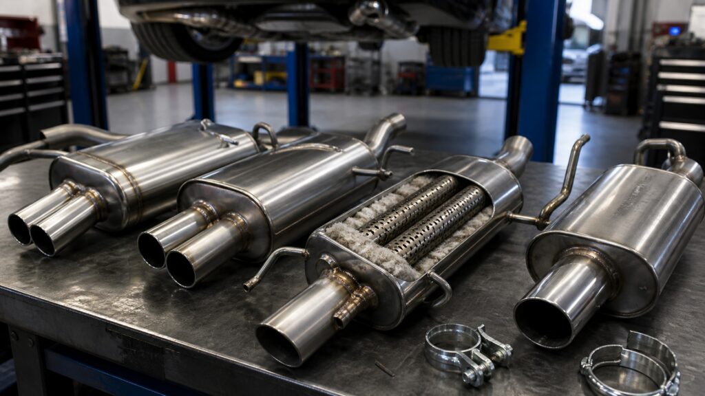performance mufflers explainer hero image for Review Streets