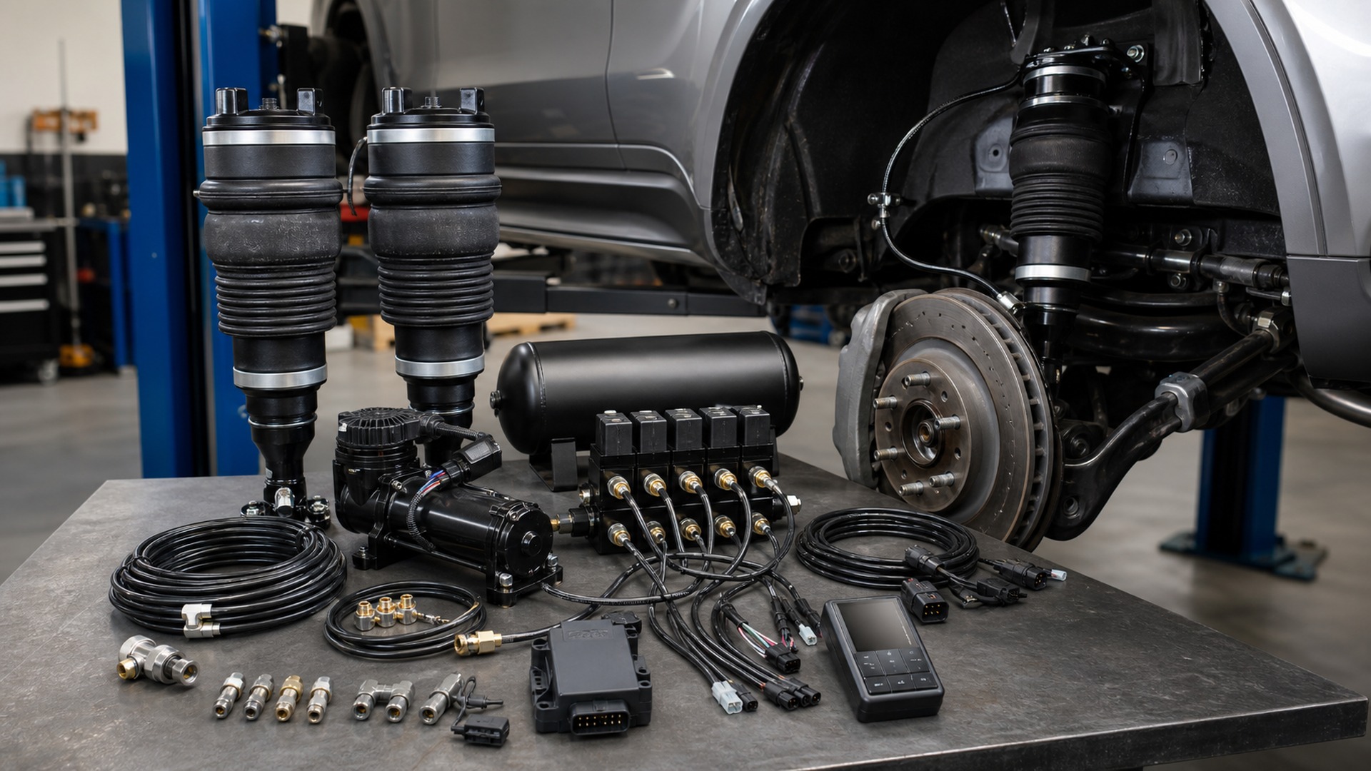 What Makes Air Suspension Kits Different from Coilover Suspension Kits