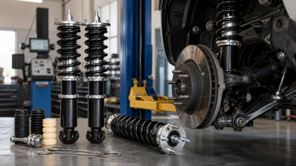 coilover suspension kits explainer hero image for Review Streets