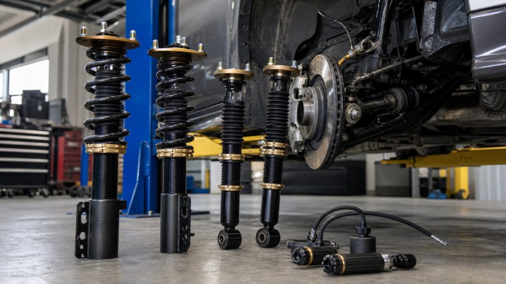 coilover suspension kits explainer hero image for Review Streets