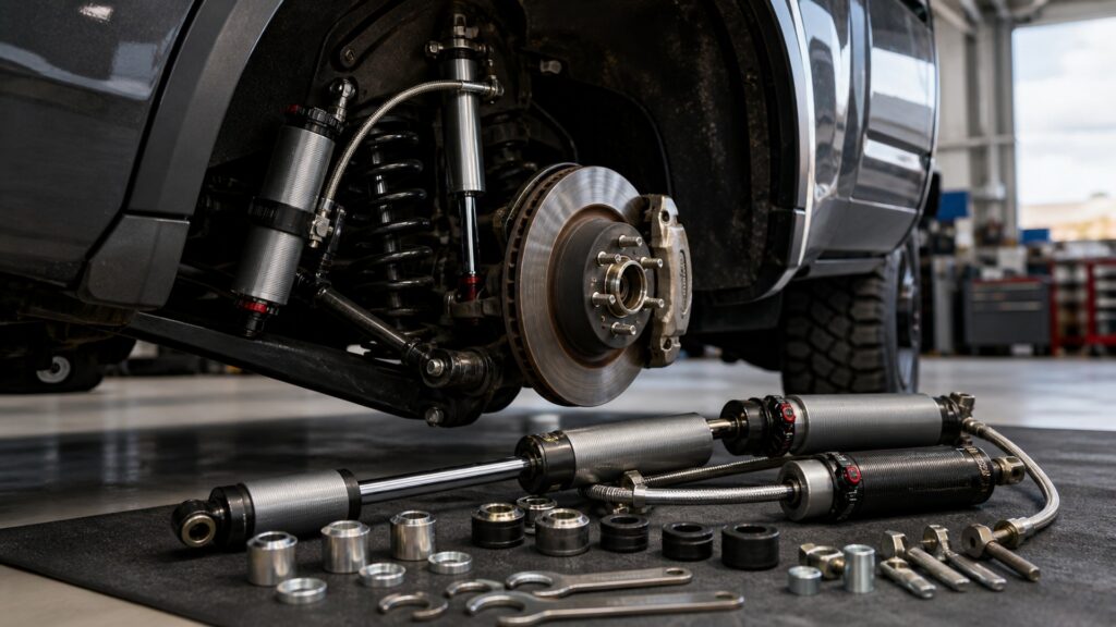 performance shock absorbers explainer hero image for Review Streets