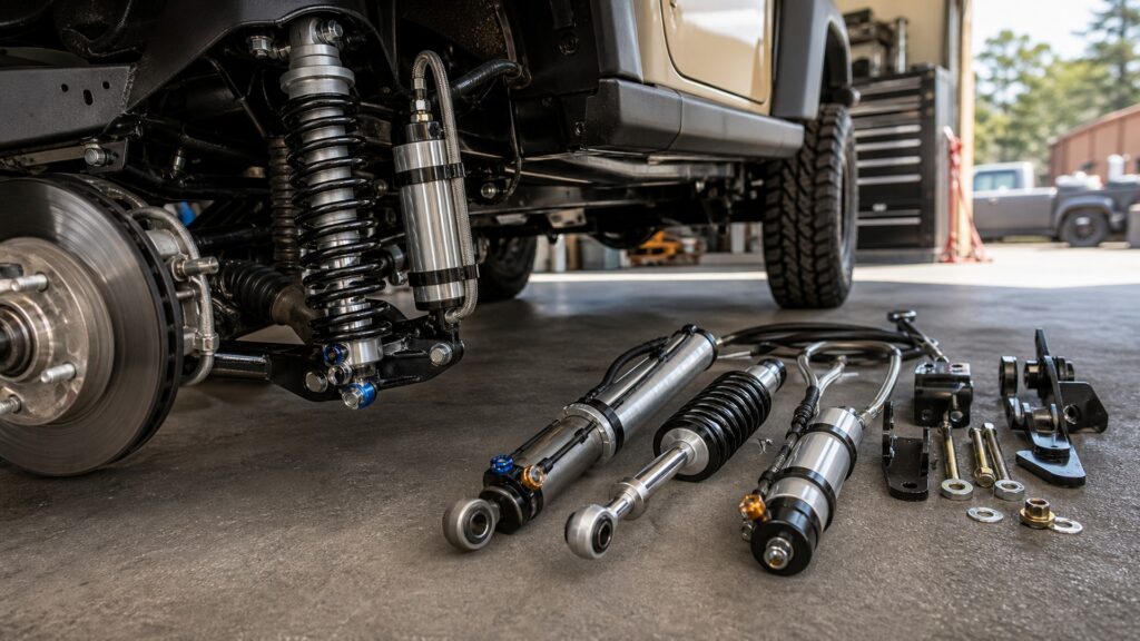 performance shock absorbers explainer hero image for Review Streets