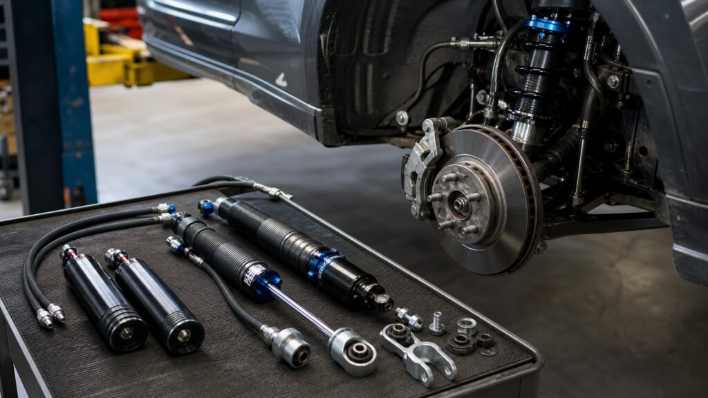 performance shock absorbers explainer hero image for Review Streets