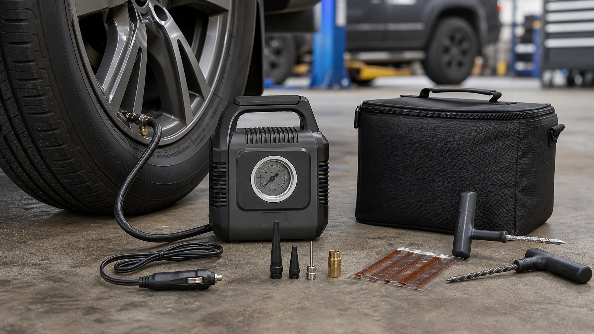 What Makes Emergency Tire Inflators Different from Tire Plug Kits