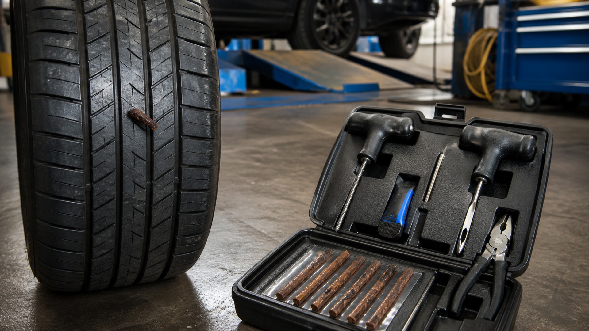 When to Use Plug Repair Kits Instead of Portable Tire Sealant Systems